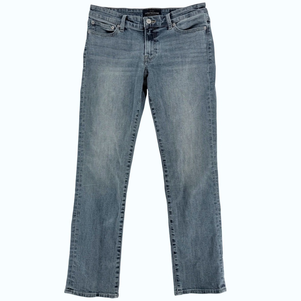 Lucky Brand Sweet Straight Ankle Jeans Womens Size 8 Blue Wash Denim
